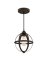 Westinghouse Stella Mira Series 6361900 Mini Pendant Fixture, 120 VAC, 1-Lamp, Oil Rubbed Bronze Fix