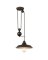 Westinghouse 63632 Pulley Pendant Light with Highlights, 120 V, 1-Lamp, Oil Rubbed Bronze Fixture