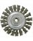 WHEEL BRUSH 4IN KNOTTED CRS