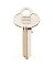 HY-KO 11010SK1 Key Blank; Brass; Nickel; For: Skillman Cabinet; House Locks