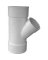 WYE PVC S&D 45DEG HUB 6X6X4