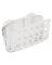 iDESIGN Sponge Holder, 1-3/4 in L, 4-1/2 in W, 2 in H, Plastic, Clear