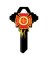 SC1 KEYBLANK FIREMAN SYMBOL