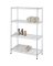 Simple Spaces SS-JR0404-WH 4-Tier Shelf Stacker; Each Shelf: 132 lb; 4-Tier