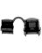 CORD PROTECTOR NYLON BLK