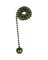 Jandorf 60311 Pull Chain, 12 in L Chain, Brass, 1/PK