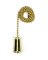 Jandorf 60315 Teardrop Pull Chain; 12 in L Chain; Solid Brass