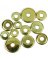 Jandorf 60140 Lamp Check Ring Assortment, Brass, For: 1/8 in IP Lamp Nipples