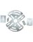 CROSSBAR ALL-PURPOSE ADJ ZINC