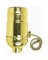 Jandorf 60411 Pull Chain Lamp Socket, 250 V, 250 W, Brass Housing Material,