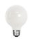 3pk 5.5W G25 3000K LED Bulb