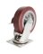 Plate Caster Pu W/brake 6"x2"