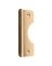 Pl Latch Shield 2-5/8"x6" Brs