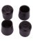 LEG TIP RUBBER 1 INCH BLACK