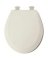 TOILET SEAT RND WOOD BISCUIT