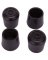 LEG TIP RUBBER BLACK 1-1/4IN