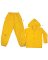 RAIN SUIT POLY YELLOW 3PC MED