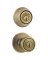 Kwikset 690T5CP6ALRCSK6 Knob Lockset, 3 Grade, Keyed Key, Antique Brass,