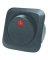 SWITCH ROCKER RED RND LED 25A