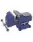 IRWIN 226304ZR Workshop Vise, 4-1/4 in Jaw Opening, 4 in W Jaw, Blue