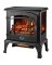 Stove Elec 3-sided Blk Sanibel