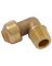 SharkBite U276LFA Dishwasher Elbow, 1/4 x 3/8 in, Slip Joint x MNPT, Brass,