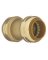 COUPLING PP 1IN PUSH FIT BRASS