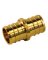 COUPLING PEX 1/2" 1PK BRASS