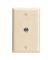 COO-2128V-BOX WALL PLATE COAXIAL