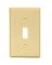 WALL PLATE TOGGLE 1GANG IVRY