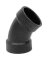 ABS ELBOW 45 DEG HUBXHUB 4IN