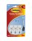 HOOK WIRE ADHESIVE SMALL CLEAR
