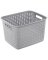 BASKET TALL WEAVE CEMENT