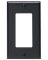 WALLPLATE DECORA 1G BLK