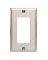 WALLPLATE 1 84401-000 S.STEEL