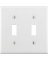 2G WHT TOGGLE WALLPLATE