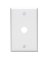 WALLPLATE 1TEL.625HOLE WHT
