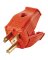 HINGED PLUG 15A ORANGE