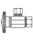 PP2670PCLF QRT ANG VLV 5/8