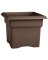 PLANTER BOX SQ CHOCOLATE 18IN