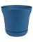 Planter W/saucer Clsc Blue 7in