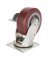 Plate Caster Pu W/brake 5"x2"