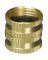 Gilmour 807734-1001 Hose Adapter, 3/4 x 3/4 in, FNH x FNH, Brass, For: