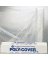 Poly-Cover 4X10-C Masking Sheet; 100 ft L; 10 ft W; Plastic Backing; Clear