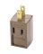 BRWN 3OUTLET 2WIRE CUBE TAP