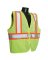 RADWEAR SV22-2ZGM-XL Economical Safety Vest, Unisex Size XL - Green