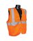 RADWEAR SV2ZOM-L Economical Safety Vest, Unisex Large - Orange/Silver