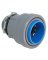Southwire SIMPush 65083703 Conduit Adapter, 1/2 in Male, 1.42 in Dia, PVC, 1.79 in L
