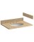 VANITY TOP 31X22 BEIGE GRANITE