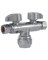 VALVE STOP DUAL 1/2X3/8X3/8IN